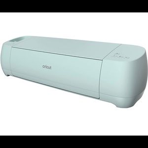 Cricut Machine mint green small heat presser red and black